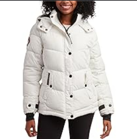 NWT CANADA WEATHER GEAR Women's-Quilted Heavyweight Puffer Parka Coat Size Large - Picture 1 of 12